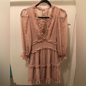 Flowy ruffles Mauve